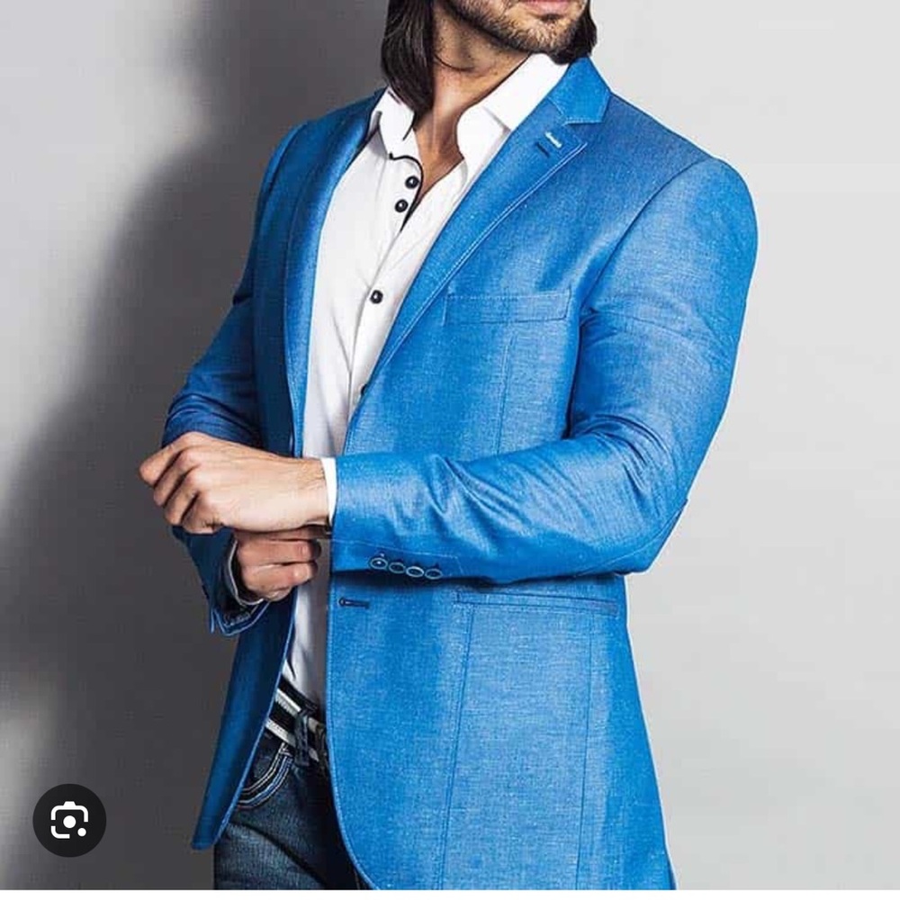 Via uomo Men's Blue Blazer